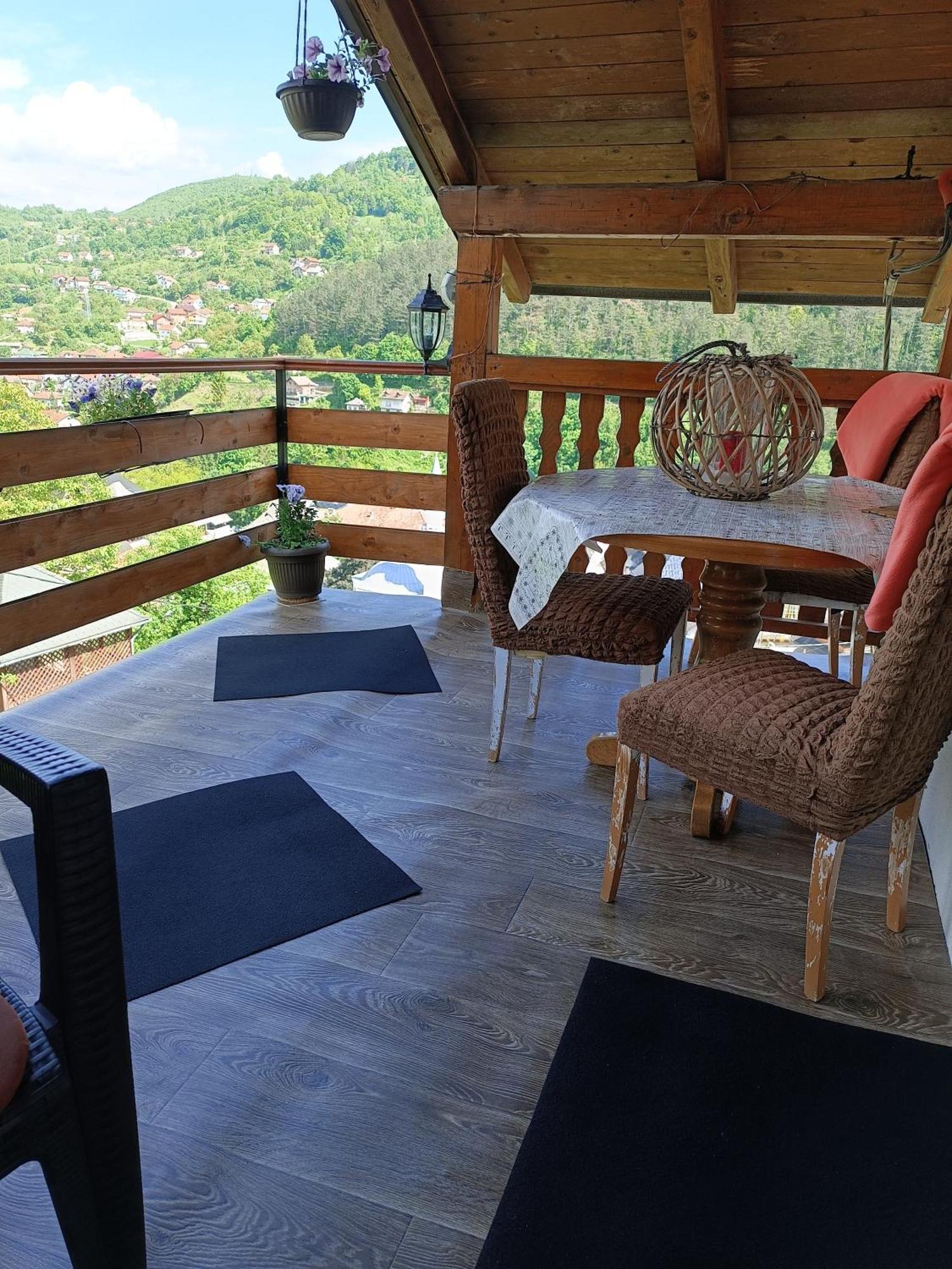 Privatni Smjestaj Kurtalija Hotel Jajce Buitenkant foto